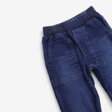 Jeans Dark Blue with Pockets and Elasticated Waist