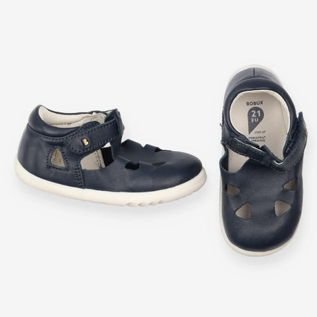 Shoes navy cut outs white sole
