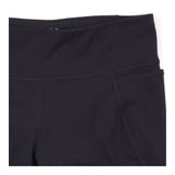 Black High Waisted Cropped Activewear Leggings