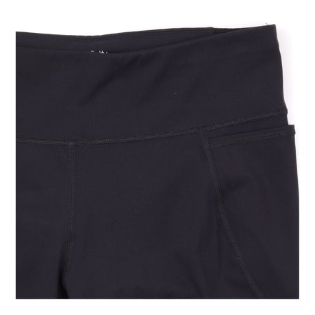 Black High Waisted Cropped Activewear Leggings