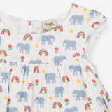 Tunic with Rainbows and Elephants