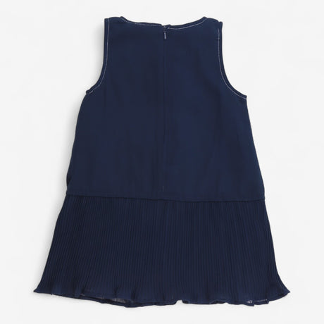 Dress chiffon with silver stitching