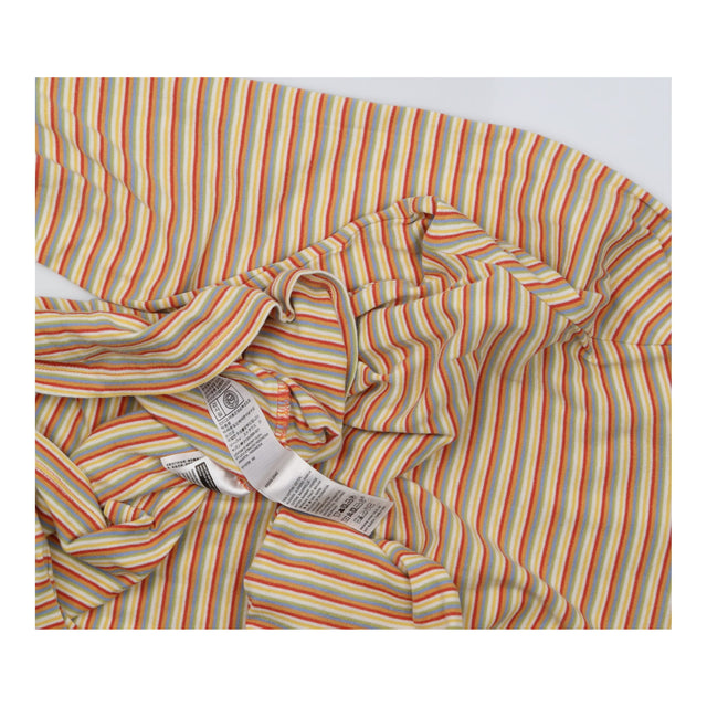 Top Multi Stripe Cotton Long Sleeve Crew Neck