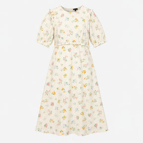 Cream White Floral Broderie Anglaise Embroidered C