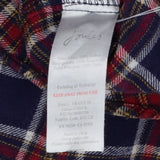 Boyfriend Check Shirt Purple Red Yellow Plaid Flan