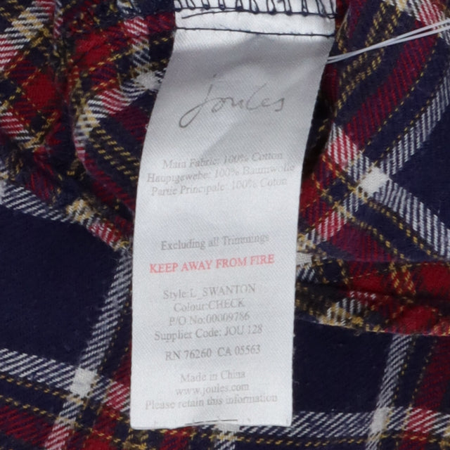 Boyfriend Check Shirt Purple Red Yellow Plaid Flan