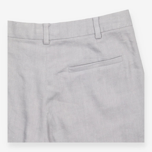 Modern Rarity Grey Linen Wide Leg Tailored