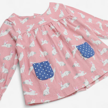 Bunny Pink Tunic & Blue Leggings 2pc