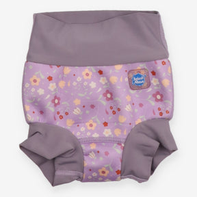 Swim Nappy Purple Floral