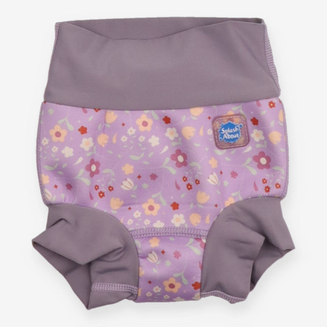 Swim Nappy Purple Floral