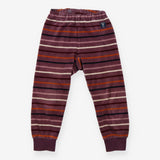 Velour Joggers Purple, Lilac, Orange and Cream Str