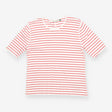 Scoop neck T-shirt Red and White Stripes