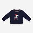 Jersey Sweater Navy with Frill Collar, Dog 
