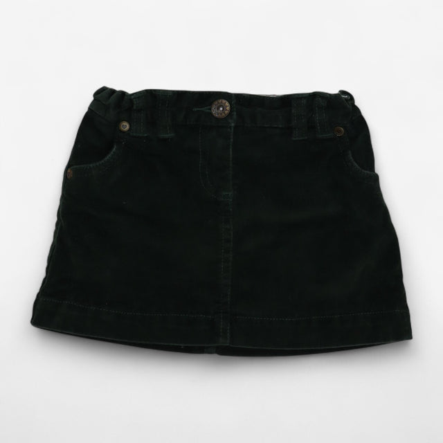 Skirt Green cord 