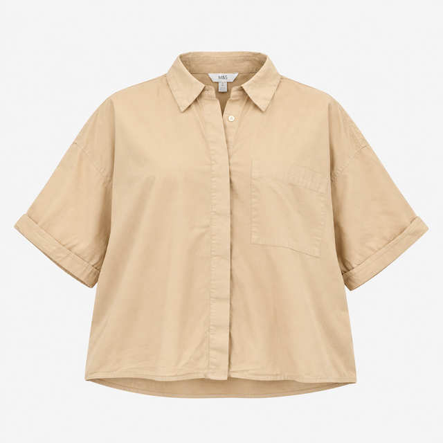 Shirt Sandstone Boxy Chest