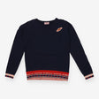 Scotch and Soda Navy Sweatshirt Rebel Detail Cuffs