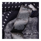 Navy & Grey Geometric Pattern Jumper