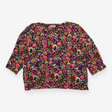 Popsy Garden Rainbow Floral V neck top