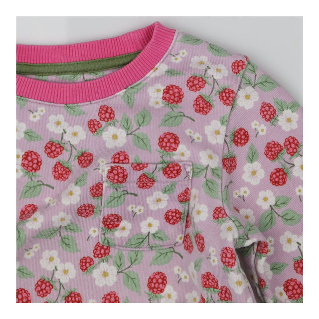 Sweater Dress Lilac with Raspberries and Flowers