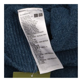 Jumper Blue Wool Blend Oversized Crew Neck