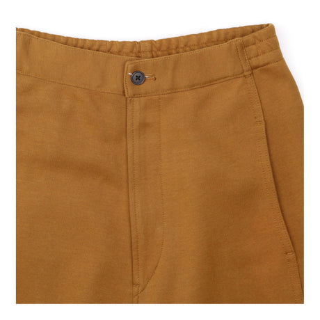 Brown Wide Leg Jersey Drawstring Trousers
