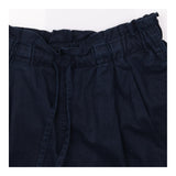 Shorts Navy Blue Elasticated Waist Drawstring Casu