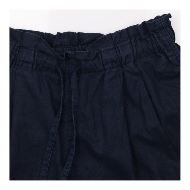 Shorts Navy Blue Elasticated Waist Drawstring Casu