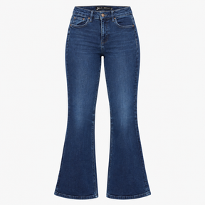 Bootcut Jeans Dark Wash Stretch Denim