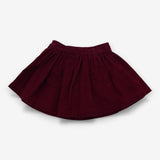 Skirt plum cord pocket
