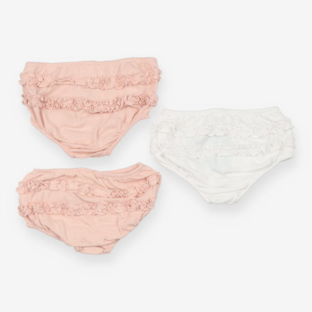 Frilly Bloomers Pink & White 3 Pack