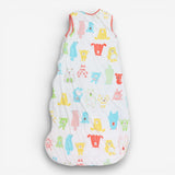 Sleeping bag white bears orange edging 2.5tog
