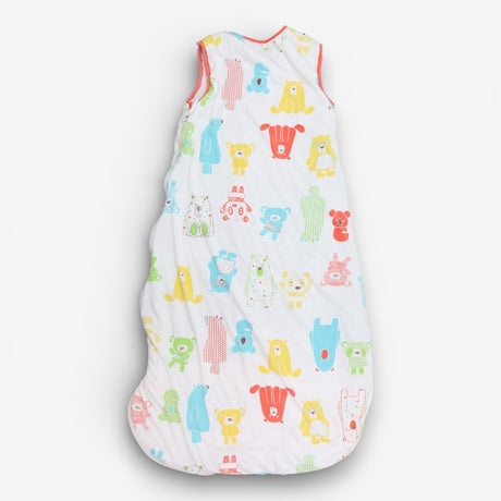 Sleeping bag white bears orange edging 2.5tog
