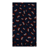 Midi Dress Red White Shamrock Print Ruffled Skirt