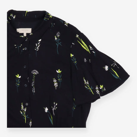 Dress navy wild flowers