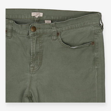 Olive green slim fit jeans