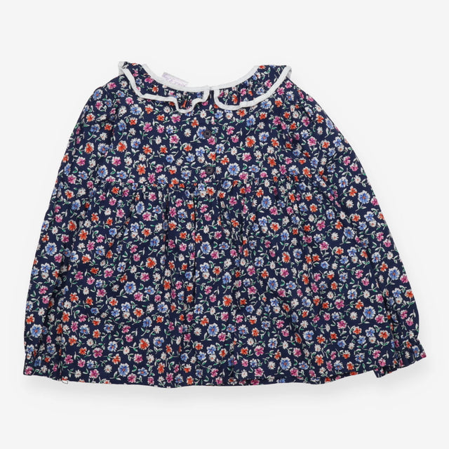 Collared Tunic Navy Floral