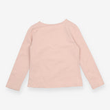 T-Shirt Long Sleeve Pink Sequin Swan