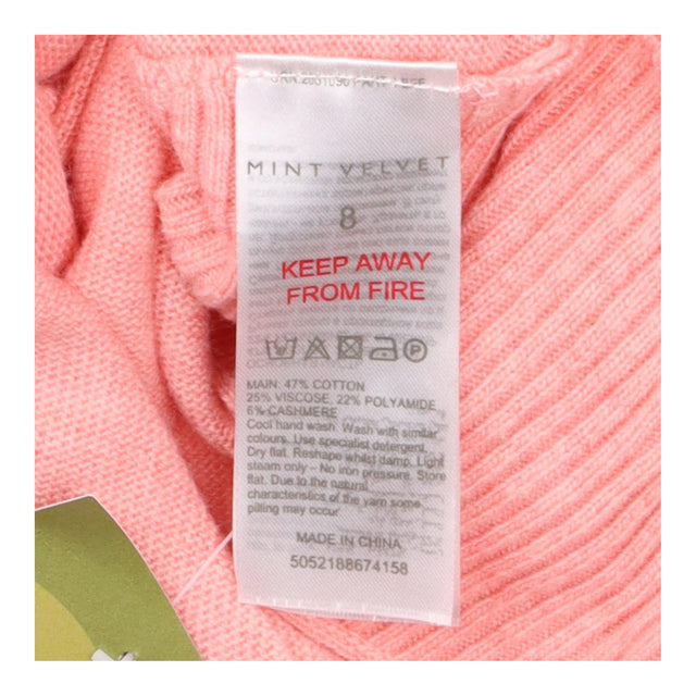 Knit Jumper Blush Pink Cashmere Blend Batwing