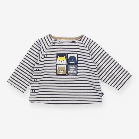Love My Friends Striped Long Sleeve 