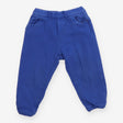 Blue joggers with bear pocket