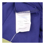 Royal Blue Knot Front Long Sleeve Maternity Dress