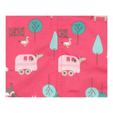 Pink Horses Trailer Lined Puddlesuit