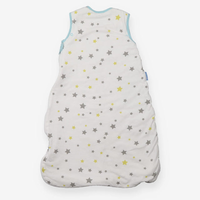 Sleeping bag white grey yellow stars 2.5 tog
