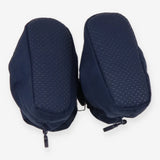 Navy Striped Fleece Lined Waterproof Booties