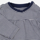 Dress jersey navy white striped