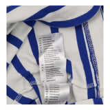 Top Long Sleeve Boat Neck Breton Striped Cream Blu