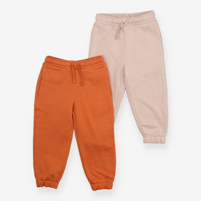 Joggers cream and orange 2 Pack