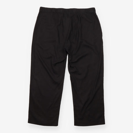 Maternity Trousers Black Linen Blend Under Bump Dr