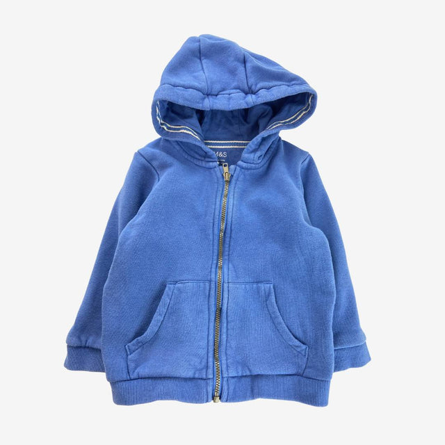 Blue Zip Up Hoodie