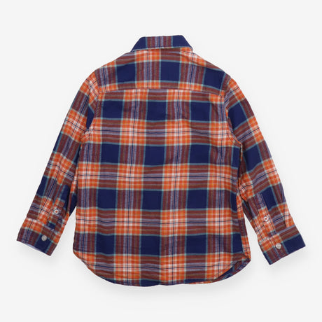 Blue and orange shirt